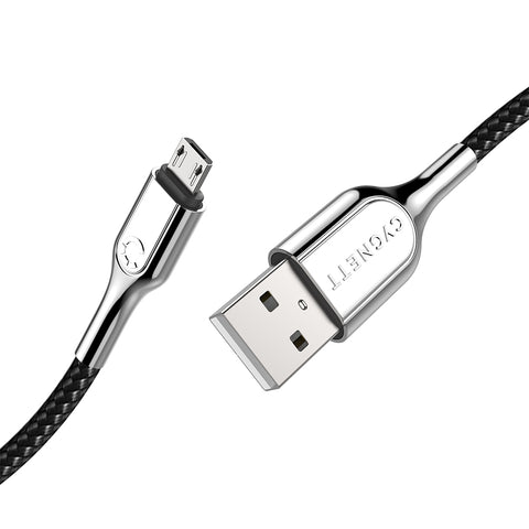 Micro USB to USB-A Braided Black 3m