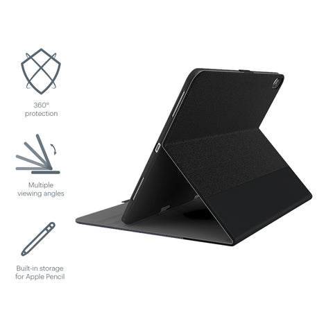 iPad Pro 11" Case in Black with Apple Pencil Holder